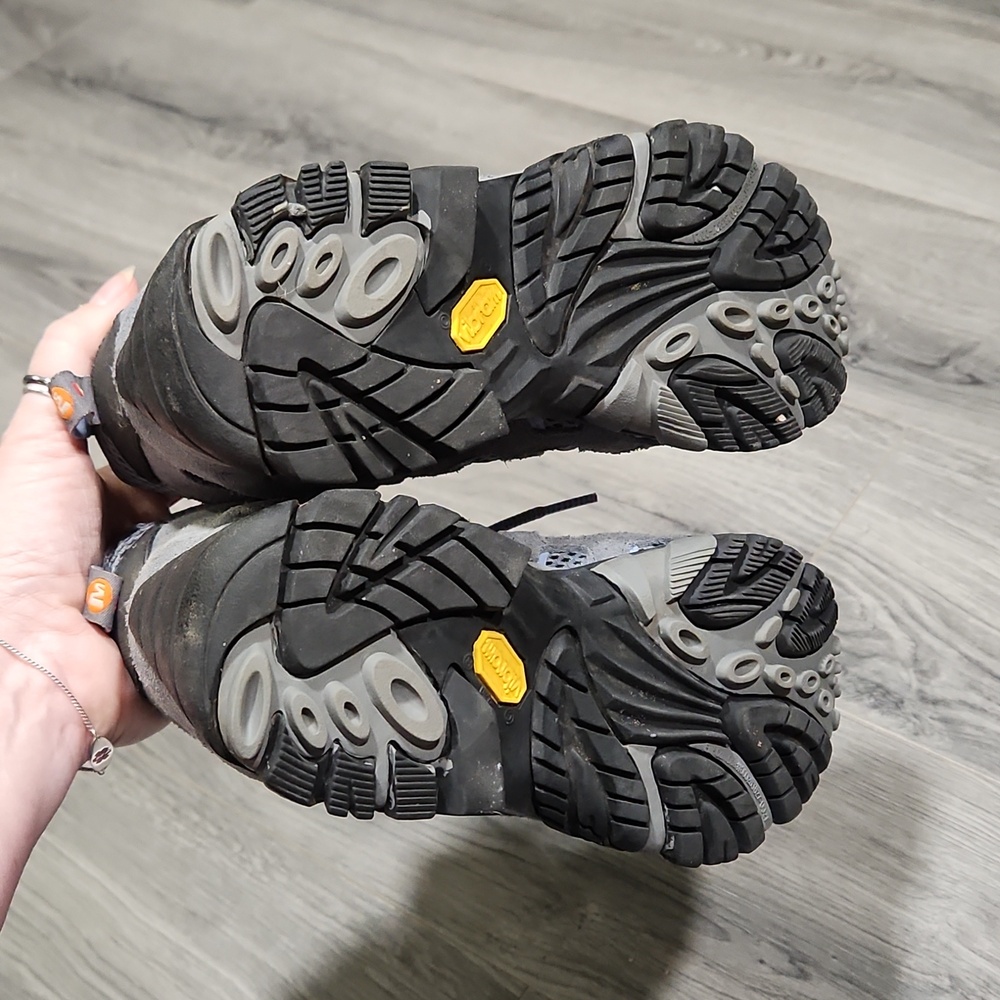 🥾Merrell Periwinkle Gray Waterproof Performance Mid-height Hiking Boots - Picture 7 of 9